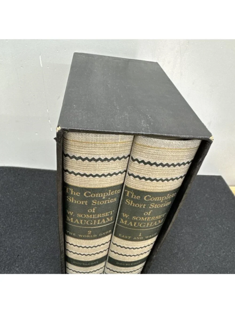 Short Stories Of W. Somerset Maugham 2-Volume Hardcover Set Doubleday Slipcase
